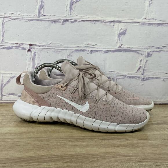 Nike Free Run 5.0 Next Nature Women's 9.5 Platinum Violet Pink Running Shoes - Picture 1 of 8